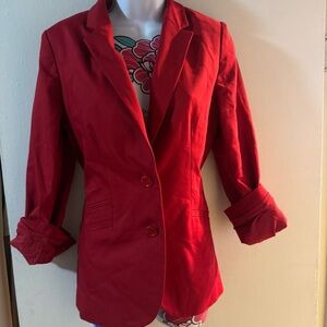 Chico's Vibrant Red Blazer